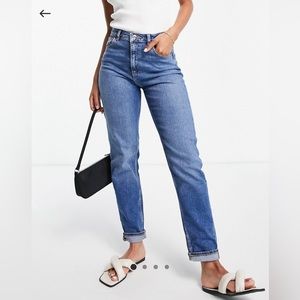 ASOS Design high rise slim mom jeans in size W32 L32